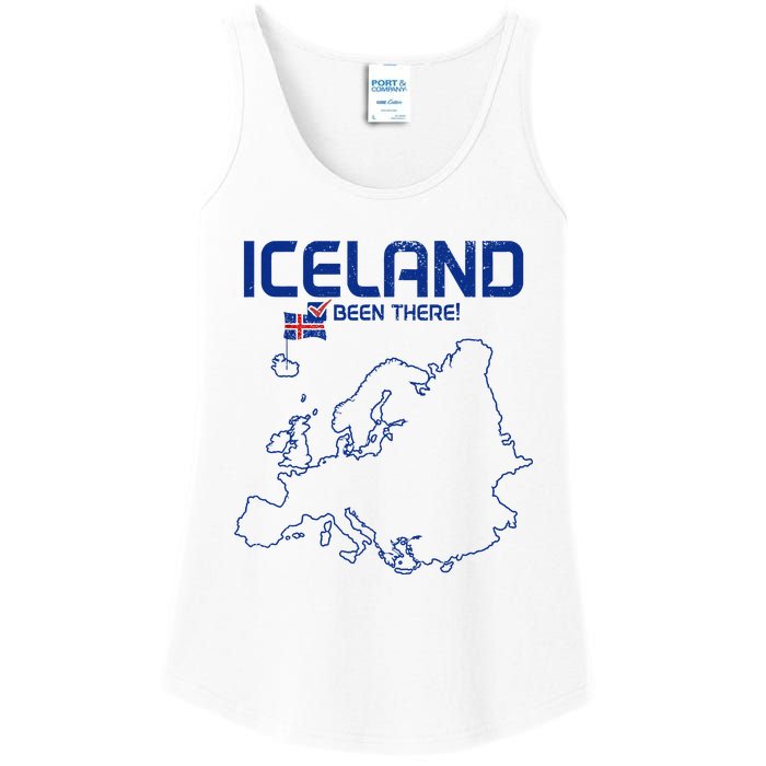 Iceland Souvenir Ladies Essential Tank