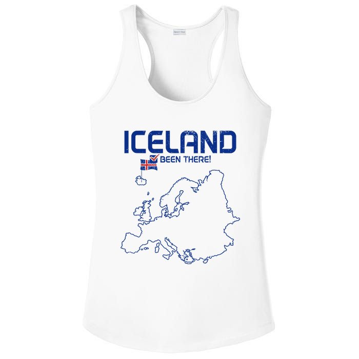 Iceland Souvenir Ladies PosiCharge Competitor Racerback Tank