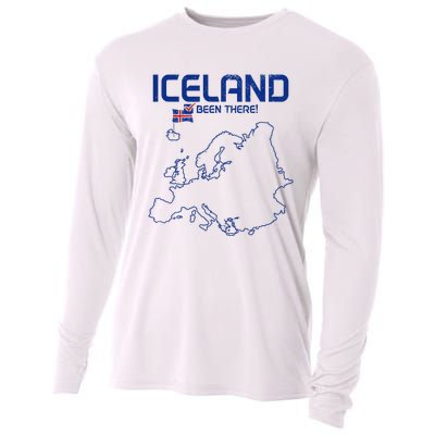 Iceland Souvenir Cooling Performance Long Sleeve Crew