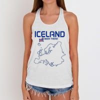 Iceland Souvenir Women's Knotted Racerback Tank