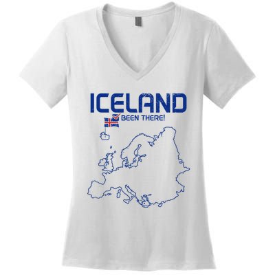 Iceland Souvenir Women's V-Neck T-Shirt