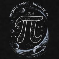 Infinite Space Infinite Pi 3.14 Funny Pi Day Spiral Pi Math .Png Ladies PosiCharge Tri-Blend Wicking Tank