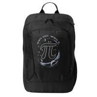 Infinite Space Infinite Pi 3.14 Funny Pi Day Spiral Pi Math .Png City Backpack