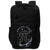 Infinite Space Infinite Pi 3.14 Funny Pi Day Spiral Pi Math .Png Impact Tech Backpack