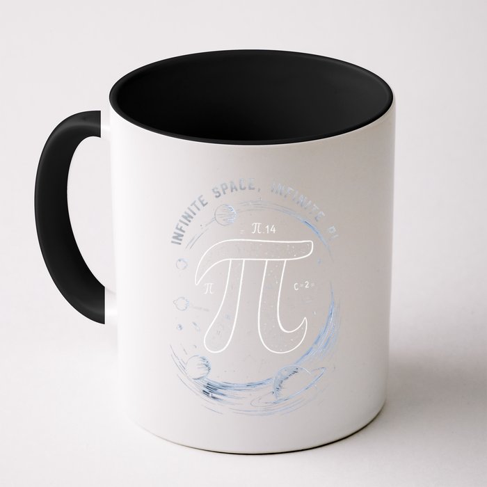 Infinite Space Infinite Pi 3.14 Funny Pi Day Spiral Pi Math .Png Coffee Mug