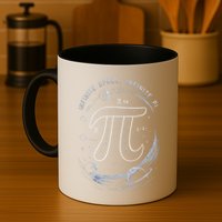 Infinite Space Infinite Pi 3.14 Funny Pi Day Spiral Pi Math .Png Coffee Mug