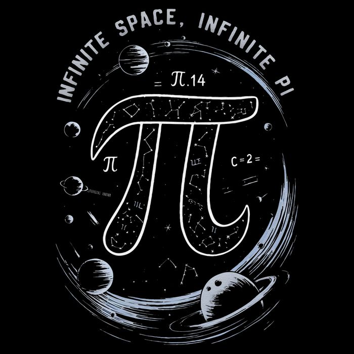 Infinite Space Infinite Pi 3.14 Funny Pi Day Spiral Pi Math .Png Coffee Mug