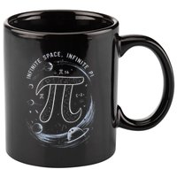 Infinite Space Infinite Pi 3.14 Funny Pi Day Spiral Pi Math .Png 11oz C Handle Ceramic Mug