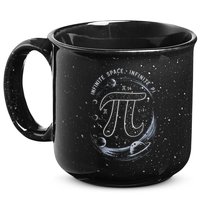 Infinite Space Infinite Pi 3.14 Funny Pi Day Spiral Pi Math .Png 15oz Campfire Ceramic Mug