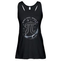 Infinite Space Infinite Pi 3.14 Funny Pi Day Spiral Pi Math .Png Ladies Essential Flowy Tank