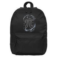Infinite Space Infinite Pi 3.14 Funny Pi Day Spiral Pi Math .Png 16 in Basic Backpack