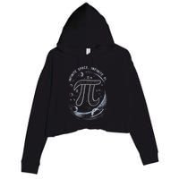 Infinite Space Infinite Pi 3.14 Funny Pi Day Spiral Pi Math .Png Crop Fleece Hoodie