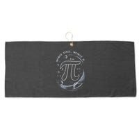 Infinite Space Infinite Pi 3.14 Funny Pi Day Spiral Pi Math .Png Large Microfiber Waffle Golf Towel