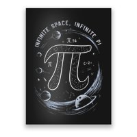 Infinite Space Infinite Pi 3.14 Funny Pi Day Spiral Pi Math .Png Poster