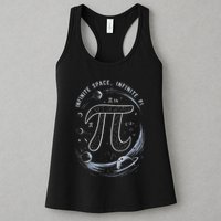 Infinite Space Infinite Pi 3.14 Funny Pi Day Spiral Pi Math .Png Womens Tank Top