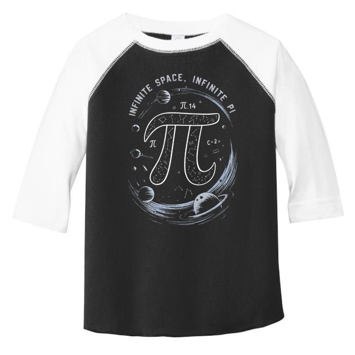 Infinite Space Infinite Pi 3.14 Funny Pi Day Spiral Pi Math .Png Toddler Fine Jersey T-Shirt
