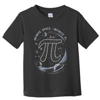 Infinite Space Infinite Pi 3.14 Funny Pi Day Spiral Pi Math .Png Toddler T-Shirt