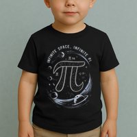 Infinite Space Infinite Pi 3.14 Funny Pi Day Spiral Pi Math .Png Toddler T-Shirt