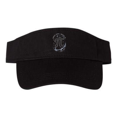 Infinite Space Infinite Pi 3.14 Funny Pi Day Spiral Pi Math .Png Valucap Bio-Washed Visor