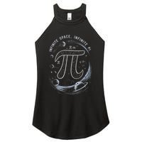 Infinite Space Infinite Pi 3.14 Funny Pi Day Spiral Pi Math .Png Women's Perfect Tri Rocker Tank