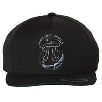 Infinite Space Infinite Pi 3.14 Funny Pi Day Spiral Pi Math .Png Wool Snapback Cap