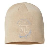 Infinite Space Infinite Pi 3.14 Funny Pi Day Spiral Pi Math .Png Sustainable Beanie