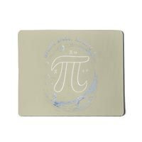 Infinite Space Infinite Pi 3.14 Funny Pi Day Spiral Pi Math .Png Mousepad