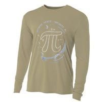 Infinite Space Infinite Pi 3.14 Funny Pi Day Spiral Pi Math .Png Cooling Performance Long Sleeve Crew