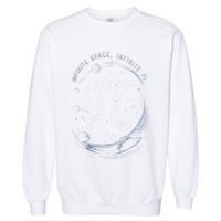 Infinite Space Infinite Pi 3.14 Funny Pi Day Spiral Pi Math .Png Garment-Dyed Sweatshirt