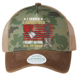 I Served I Sacrificed Gift Legacy Tie Dye Trucker Hat