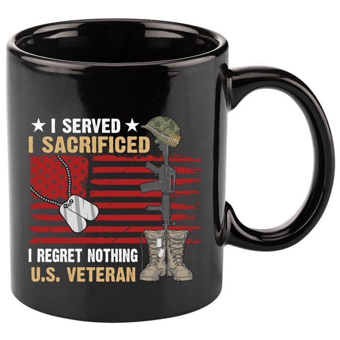 I Served I Sacrificed Gift 11oz C Handle Ceramic Mug