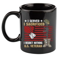 I Served I Sacrificed Gift 11oz C Handle Ceramic Mug