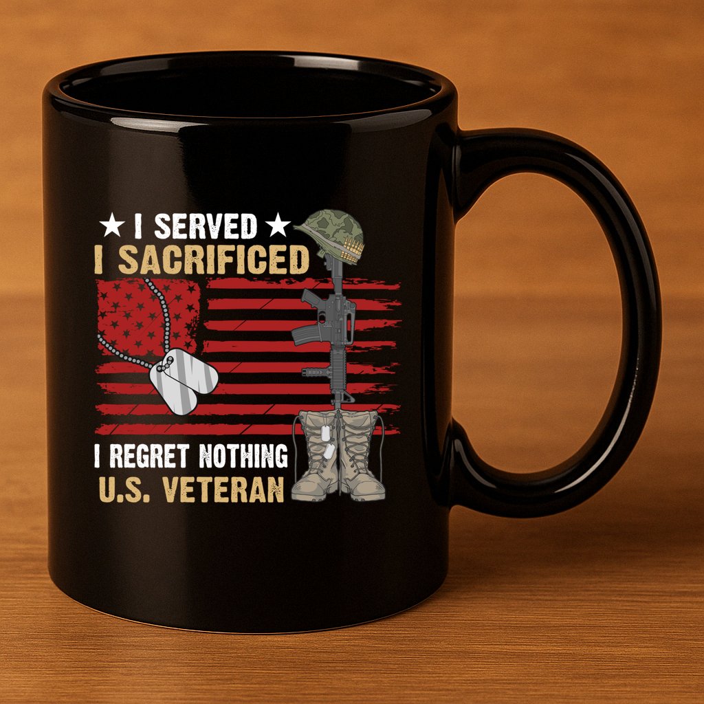 I Served I Sacrificed Gift 11oz C Handle Ceramic Mug