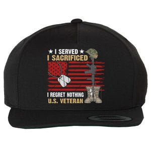 I Served I Sacrificed Gift Wool Snapback Cap