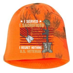 I Served I Sacrificed Gift Kati - Camo Knit Beanie