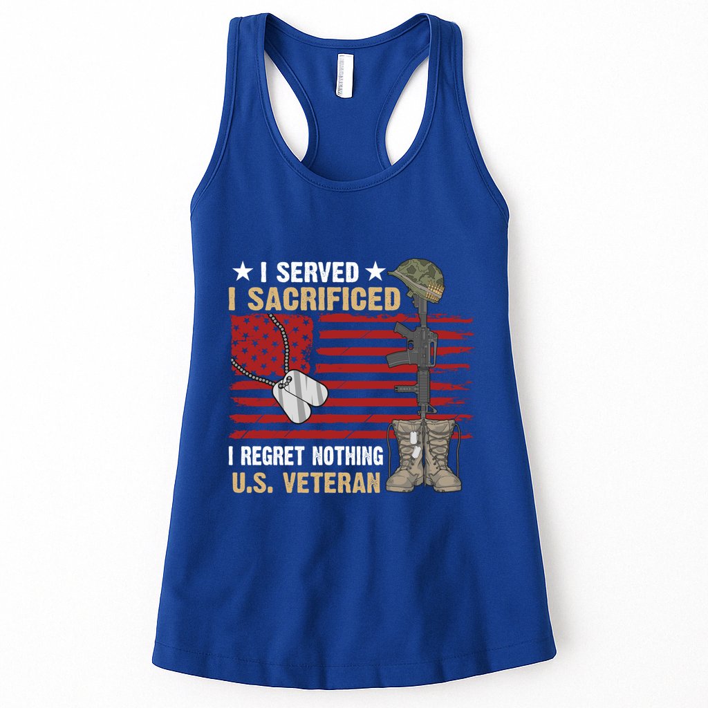 I Served I Sacrificed Gift Womens Tank Top