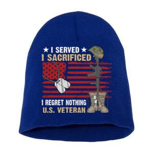 I Served I Sacrificed Gift Short Acrylic Beanie