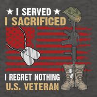 I Served I Sacrificed Gift Vector Backpack