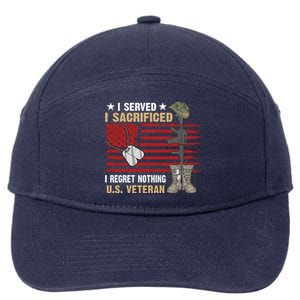 I Served I Sacrificed Gift 7-Panel Snapback Hat