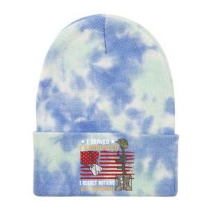 I Served I Sacrificed Gift Tie Dye 12in Knit Beanie