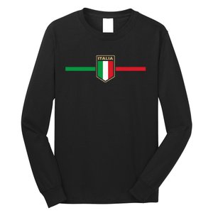 Italy Soccer Italia Football Fan Long Sleeve Shirt