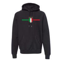 Italy Soccer Italia Football Fan Premium Hoodie