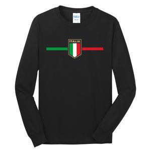 Italy Soccer Italia Football Fan Tall Long Sleeve T-Shirt