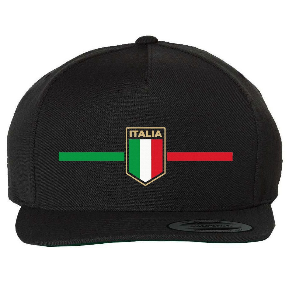 Italy Soccer Italia Football Fan Wool Snapback Cap