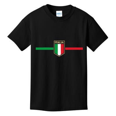 Italy Soccer Italia Football Fan Kids T-Shirt