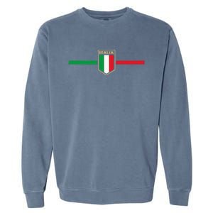 Italy Soccer Italia Football Fan Garment-Dyed Sweatshirt