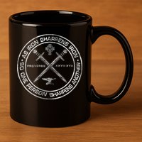 Iron Sharpens Iron Proverbs 2717 Christian Quote 11oz C Handle Ceramic Mug