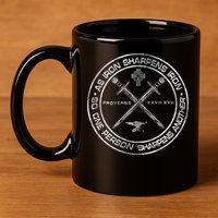 Iron Sharpens Iron Proverbs 2717 Christian Quote 11oz C Handle Ceramic Mug