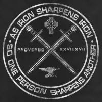 Iron Sharpens Iron Proverbs 2717 Christian Quote Beanie