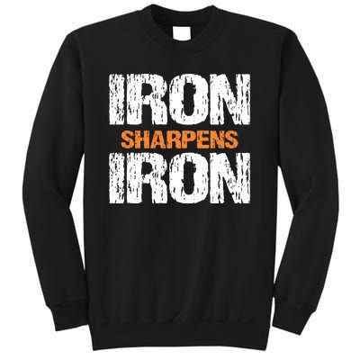 Iron Sharpens Iron Funny Christian Sweatshirt